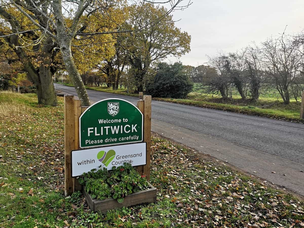 welcome to flitwick sign