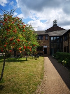 building of rufus centre and trees