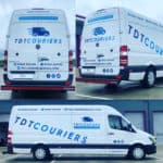 TDT courier vans