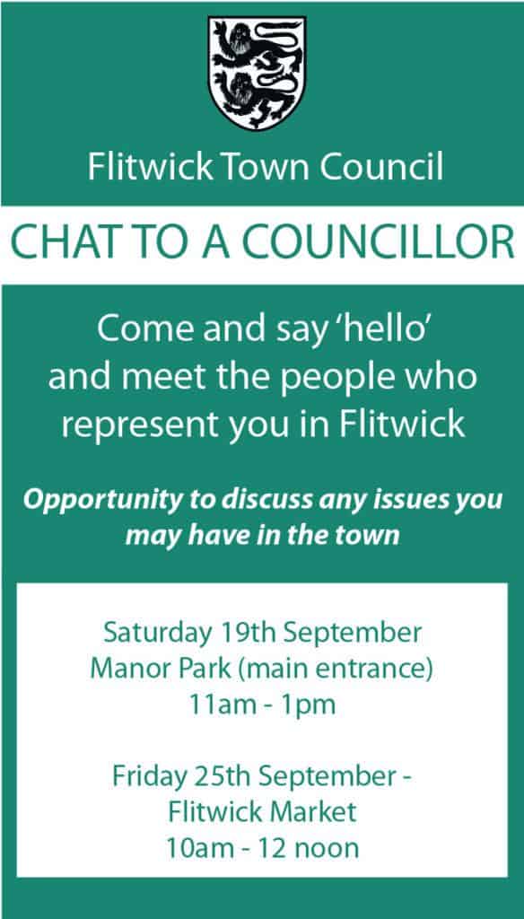 Councillor Surgery poster and dates