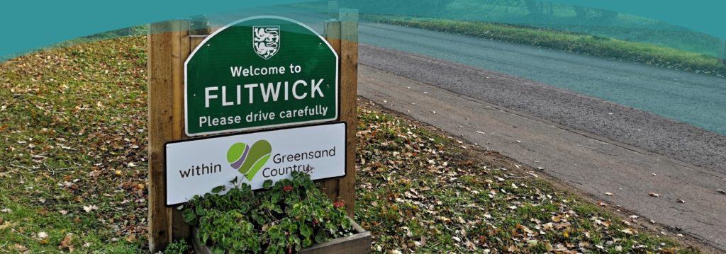 Welcome to Flitwick sign