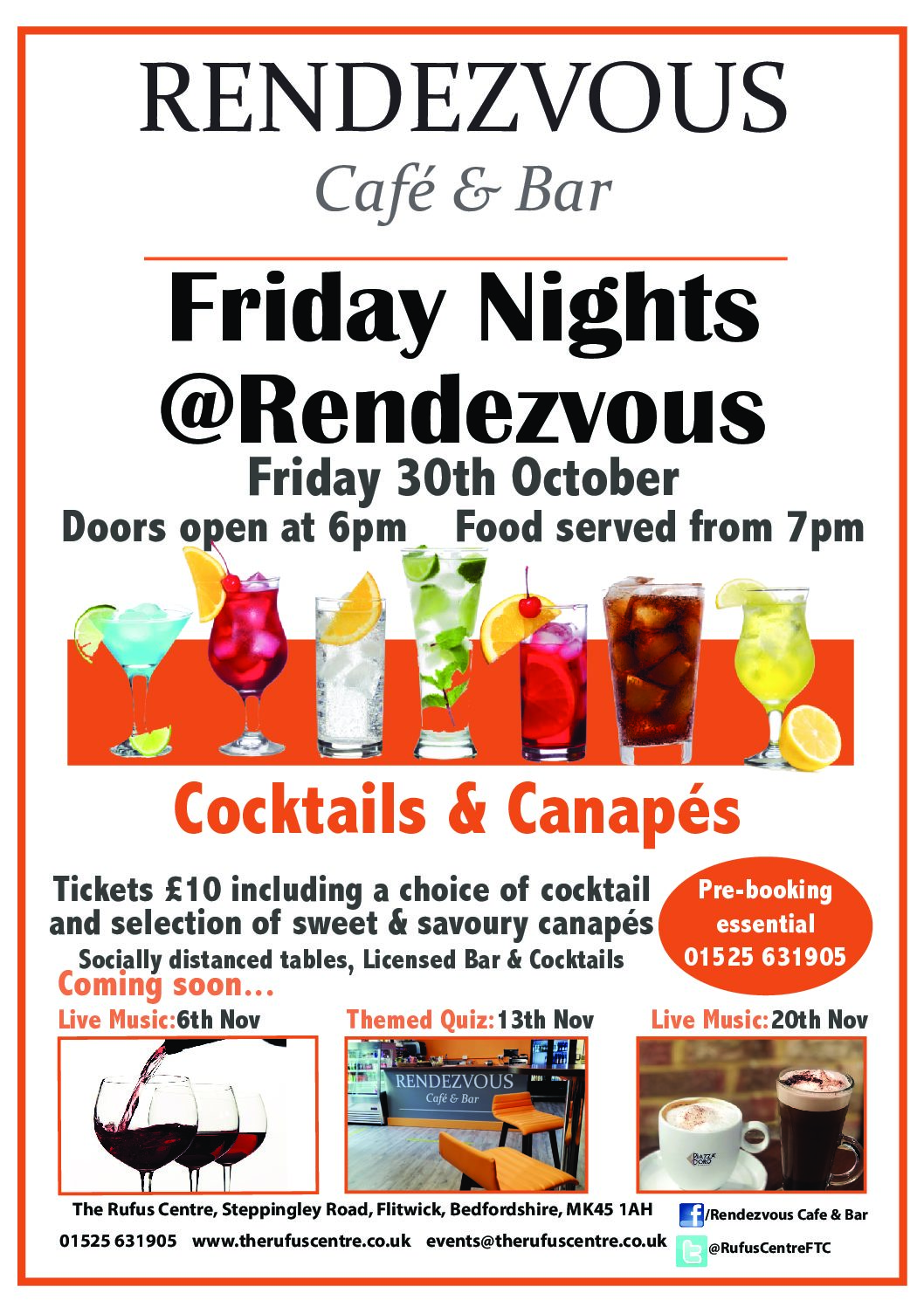 FRIDAY NIGHTS 30th October POSTER