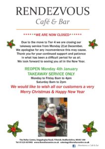 list of when cafe is open
