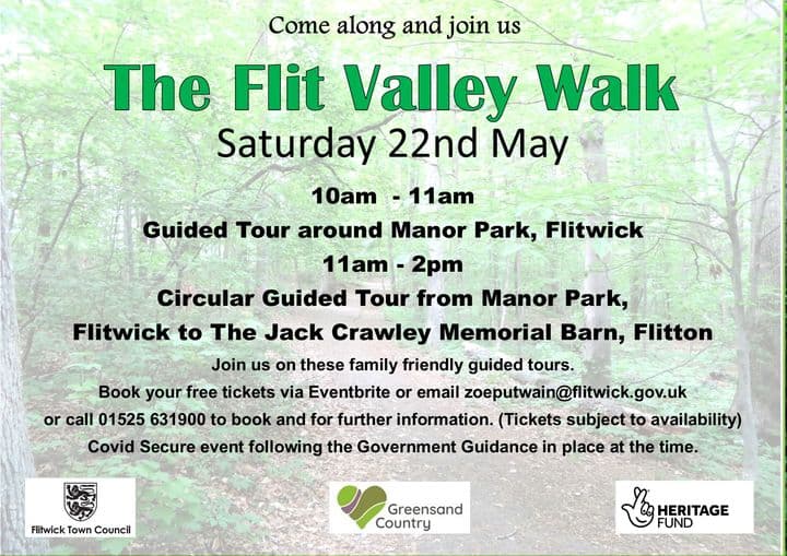 POSTER ADVERTISING THE FLIT VALLEY WALK