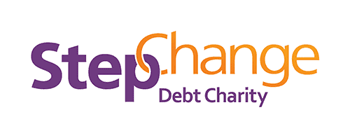 orange and purple stepchange logo