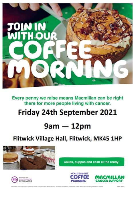 coffee morning poster