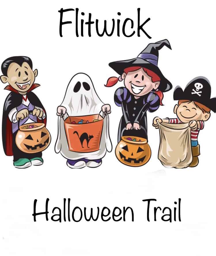 cartoon image of halloween characters