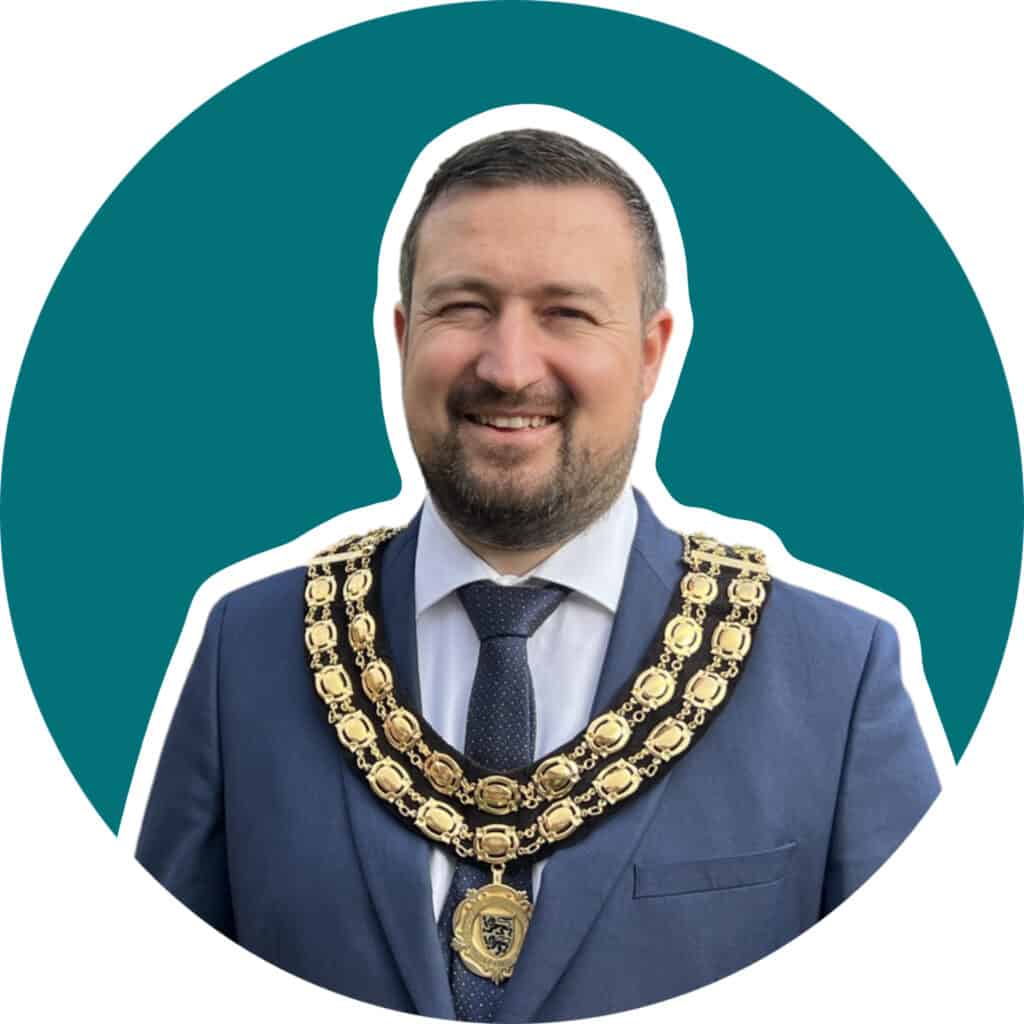 cllr andy snape, town mayor