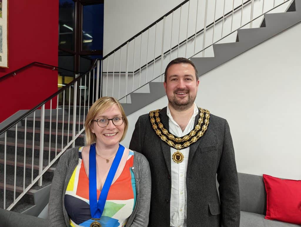 mayor and deputy town mayor