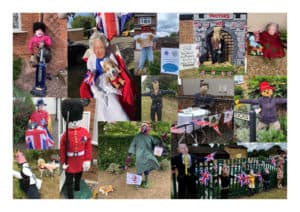 colourful scarecrows from the Flitwick festival