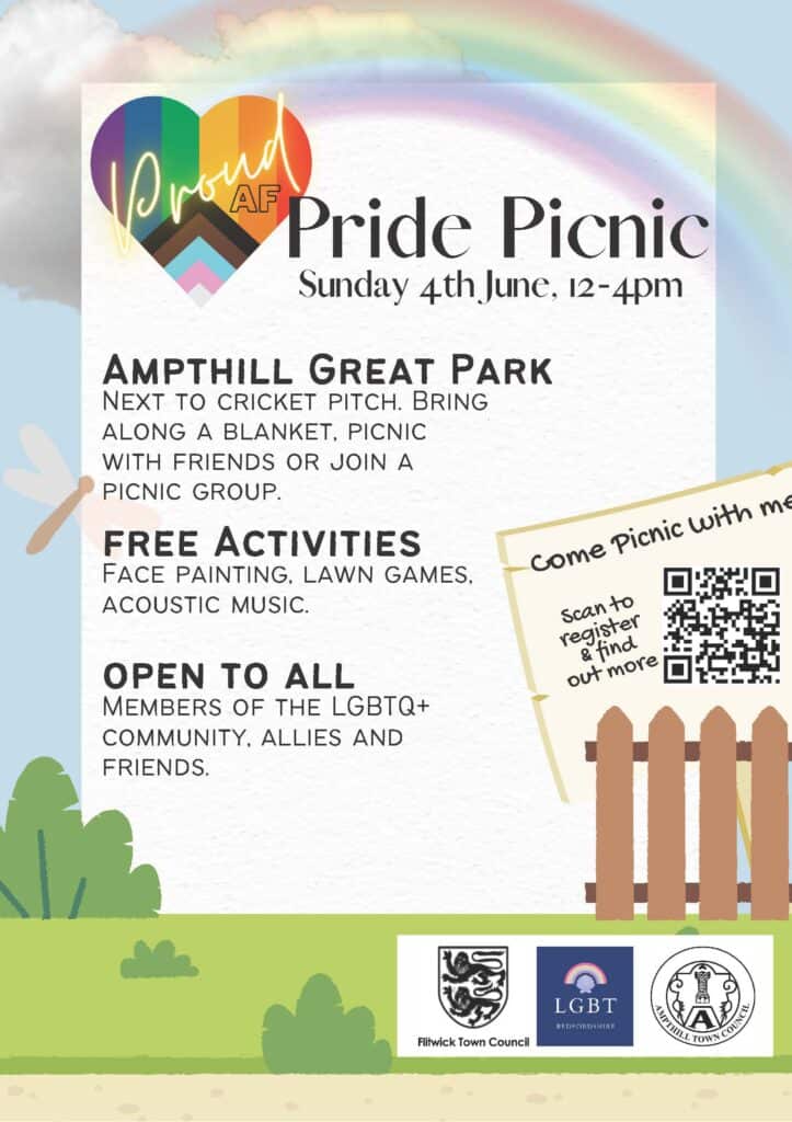 poster advertising pride picnic in june