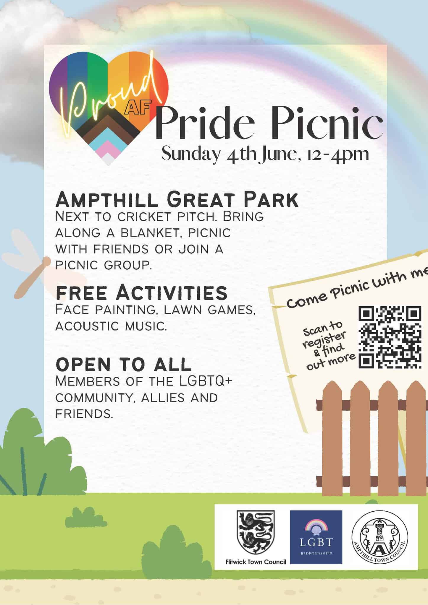 poster advertising pride picnic in june