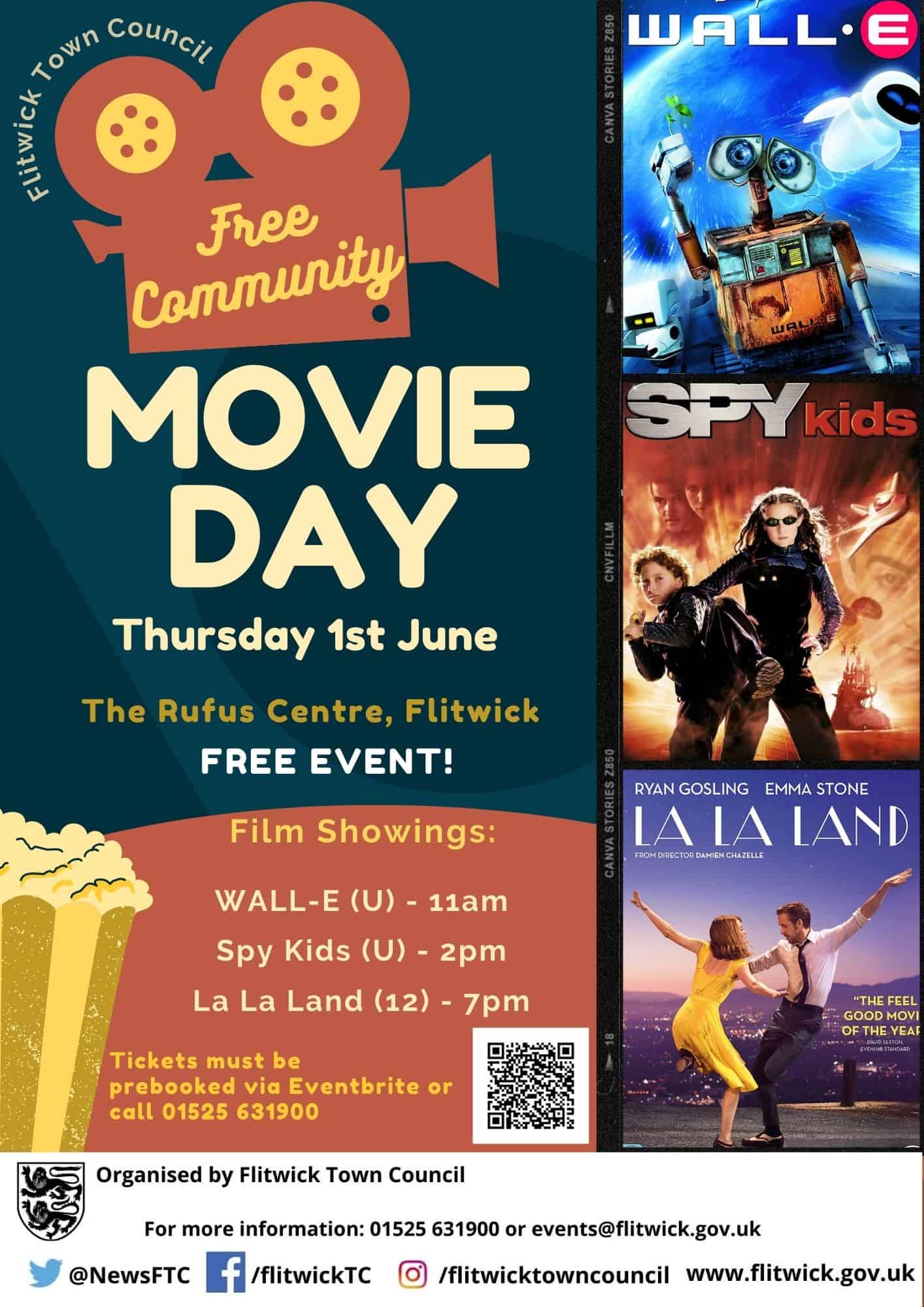 Poster advertising movie day