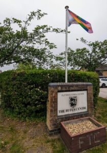 colourful pride flag