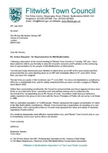 letter to mp nadine dorries 