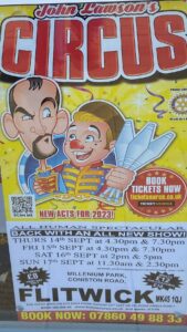 poster advertising circus