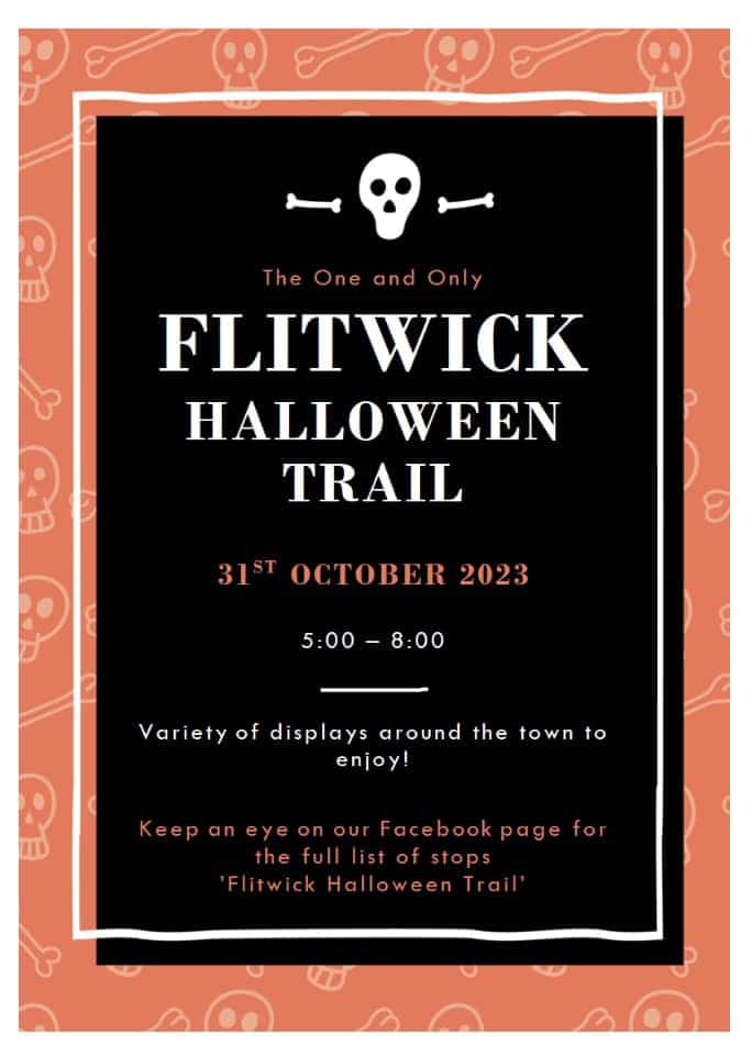 poster advertising halloween trail