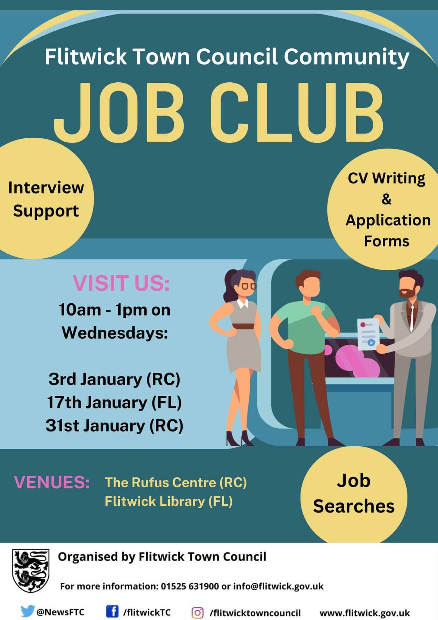 Poster for job club