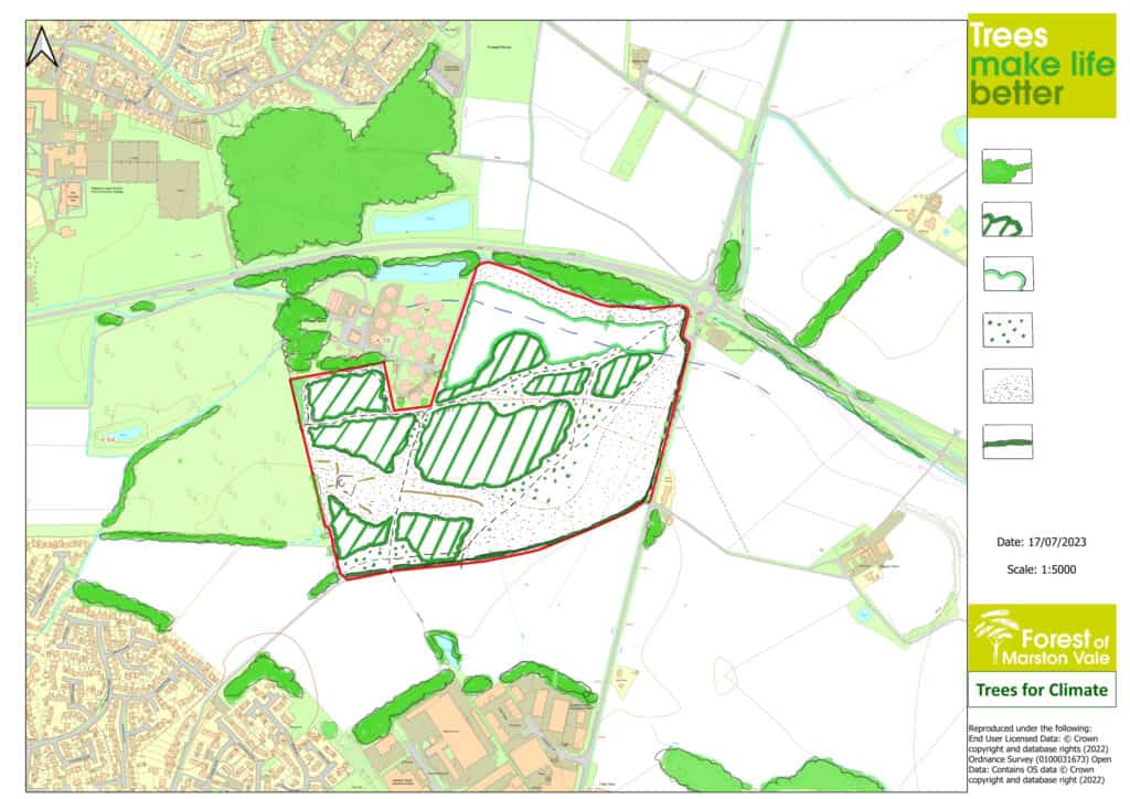 plan of nature park site
