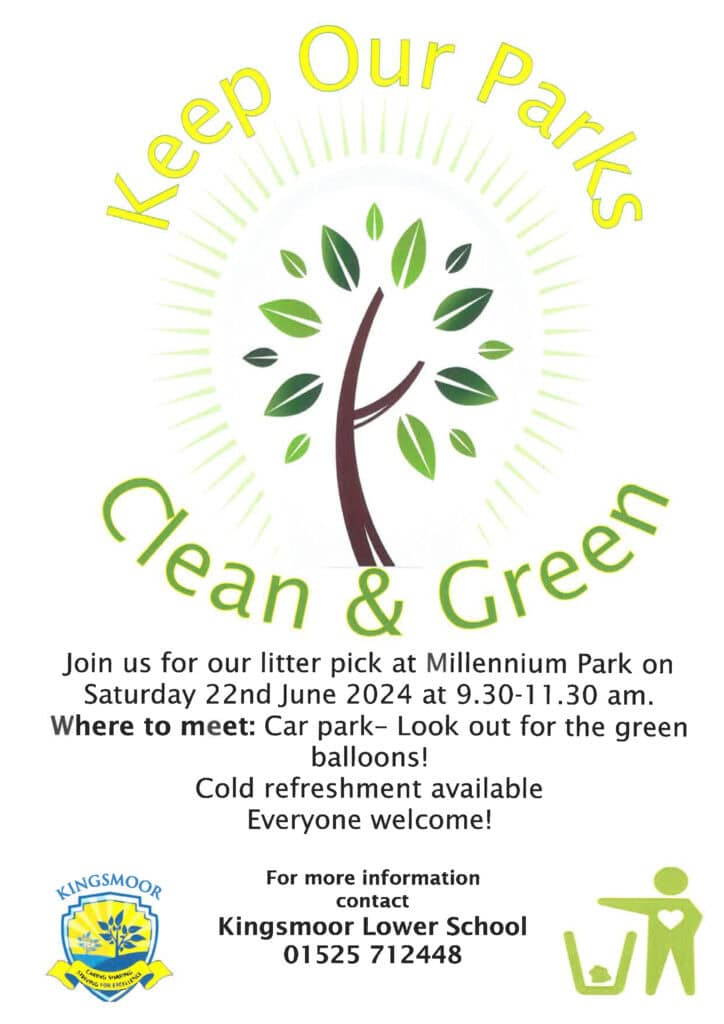 Litter pick 21st June poster