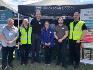 Community Fridge at the family fun day