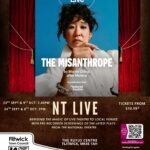 Poster advertising Misanthrope NT Live