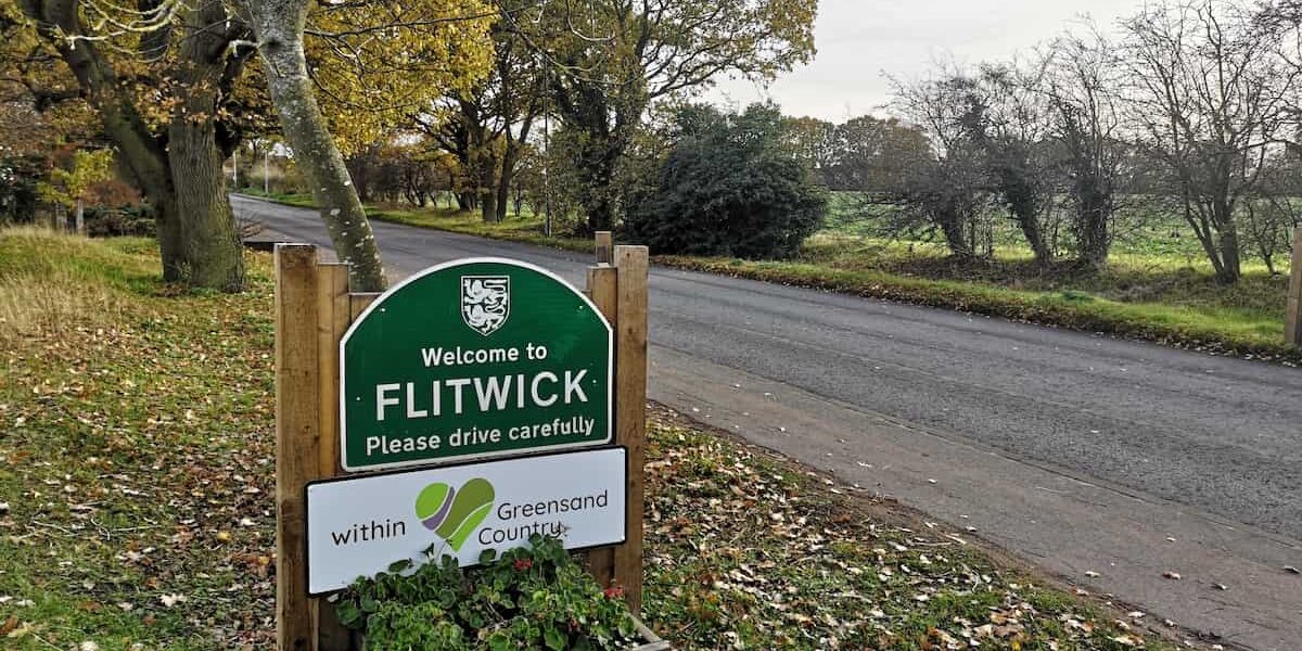 welcome to flitwick sign